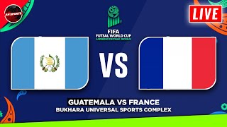 🟢 GUATEMALA vs FRANCE  FIFA FUTSAL WORLD CUP 2024 FIXTURES TODAY PREVIEW H2H amp PREDICTIONS [upl. by Veronike]