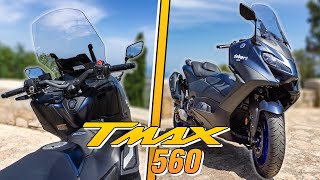 Yamaha TMAX 560 2022 PUÒ SOSTITUIRE una MOTO  Test Ride amp Sound [upl. by Aicetel]