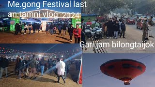 Megong Festival last gipa antamni vlog Gari jam blongjokmegong last video [upl. by Arrat]