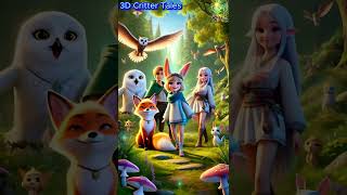 Adventure in the Enchanted Forest part2 💪❤️ viralvideo cartoon funny 3danimation [upl. by Sirromed667]