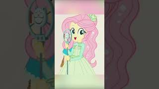 Fluttershy  Rosas la oreja de Van Gogh 21 años AMV Equestria girls [upl. by Ignaz]