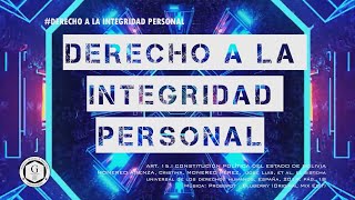 Derecho a la integridad personal [upl. by Siurad]