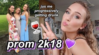 PROM 2k18 GRWM watch me get lit [upl. by Soilissav409]