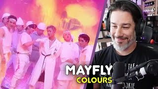 Director Reacts  BTOB Stray Kids ATEEZ Mayfly  Colours Kingdom [upl. by Netsreik]