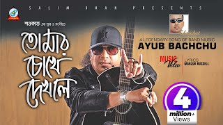 Tomar Chokhe Dekhle  Shawkat Ft Ayub Bachchu  তোমার চোখে দেখলে  আইয়ুব বাচ্চু  Music Video [upl. by Dennie]