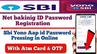 How to Registration in Yono Sbi Id Password  How to Register Sbi yono app id password in online [upl. by Dnomse]