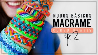 15 NUDOS BÁSICOS PARA TEJER 🔑 » Ep2  Curso de macrame ● Tutoriales Temuco [upl. by Hsotnas]