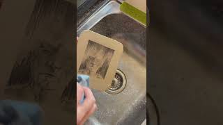 Athome stone lithography printmaking [upl. by Odell]