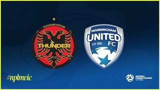 2024 NPLMVIC Round 15 Dandenong Thunder FC v Manningham United Blues FC [upl. by Sonafets]