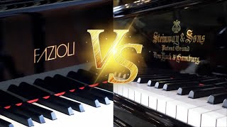 Steinway VS Fazioli  Restored Piano Comparison [upl. by Eissirc590]