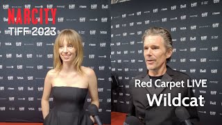 WILDCAT Red Carpet Premiere With Ethan amp Maya Hawke At TIFF 2023 [upl. by Annawat]