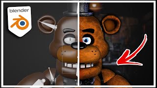 The Secret to Recreating FNaF Renders in Blender [upl. by Lucas]