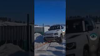 DEFENDER RESCUED BY JIMNY viralshorts viralvideo trendingshorts trending ytdefender jimny [upl. by Lladnor]