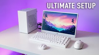 THE ULTIMATE PORTABLE DESKTOP GAMING PC SETUP 🔥🔥🔥 [upl. by Thurber875]