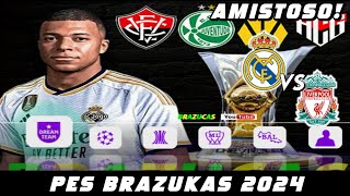 INCRÍVEL PES BRAZUCAS 2024 BRASILEIRÃO PS2  PCSX2  AETHER SX2 [upl. by Tegdig]