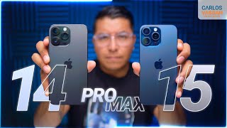 iPhone 15 Pro Max VS iPhone 14 Pro Max  ¿Te conviene cambiarlo [upl. by Virgilio]