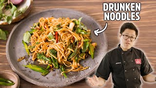 Incredible Thai Drunken Noodle Recipe [upl. by Franzoni]