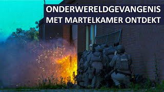 Politie Landelijke Eenheid  Politie ontdekt onderwereldgevangenis met martelkamer [upl. by Courtenay]