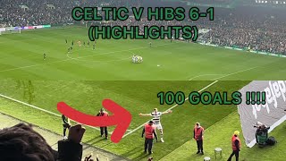 CRAZY SCENES CELTIC V HIBS 61 HIGHLIGHTS [upl. by Dnomsed]