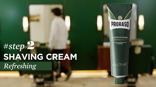 Proraso Cream Tube  Shaving Tutorial Step 2 Tips amp Tricks [upl. by Neelehtak]