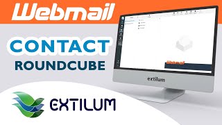 How to Export Email Contacts to Roundcube Webmail  Extilum Hosting [upl. by Hsirt]