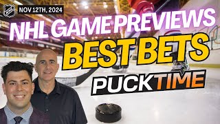 NHL Picks and Predictions Today  Jets vs Rangers  Flames vs Canucks  PuckTime Nov 12 [upl. by Ahsile]