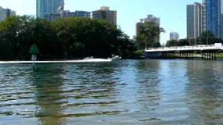 Johnson 85hp V4 Javelin Outboard run 1 [upl. by Ellett]