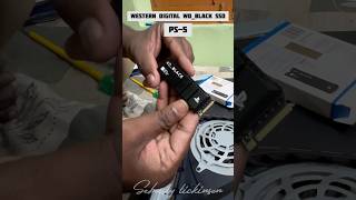 How to install 2TB SSD in your PS5 Shorts ps5 gaming ssd wdblack [upl. by Mandy]