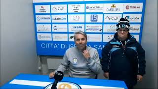 Isernia SLeucio Atletico Ascoli 00Intervista mr Farrocco post gara [upl. by Lirpa]