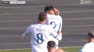 Edon Zhegrova Goal Lithuania vs Kosovo 12 Goals and Extended Highlights [upl. by Sherborne]