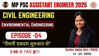 MPPSC AE Vacancy 2024  Civil Engineering  Environmental Engg  MPPSC AE Notification 2024 [upl. by Drhacir]