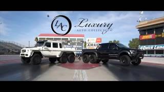 6X6Challenge  MercedesBenz G63 AMG 6x6 BRABUS G700 vs Hennessey Performance 6X6 VelociRaptor [upl. by Eehtomit]