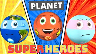 Super Planets A Solar System Space Story for Kids [upl. by Anitsahs]