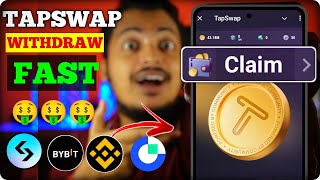 TapSwap Withdrawal Process  TapSwap Binance  Bybit amp Bitget Withdrawal Process  Listing Date [upl. by Torrell]