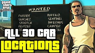 GTA San Andreas  All 30 ImportExport Vehicle Locations  All Export Vehicles Locations GTA SA [upl. by Dorsman]