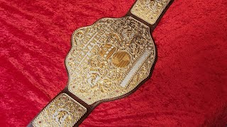 WWE Crumrine World Heavyweight Championship Replica Belt Review [upl. by Yeldnarb]