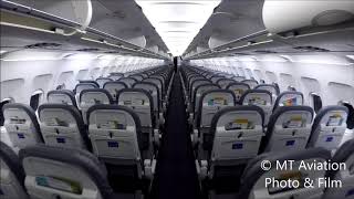 United A320 cabin tour slimline [upl. by Bourke]