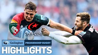 Leicester v Saracens  HIGHLIGHTS  Last Minute Drama In The Final  Gallagher Premiership 2122 [upl. by Zaid]