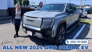 🌟 JUST IN FIRST EVER 2024 GMC Sierra EV Denali Edition 1🌟 Valley GMC  Hilary Wood 📞253 7372036 [upl. by Nelac]