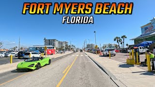 Fort Myers Beach Florida Driving Through [upl. by Saqaw]