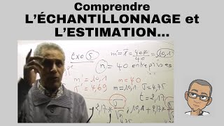 ExosCorrigés ÉCHANTILLONNAGE ET ESTIMATION Simplement [upl. by Nettle]