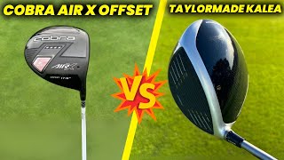 TaylorMade Kalea Gold Driver VS Cobra AIR X Offset Driver Review and Comparison [upl. by Myriam]