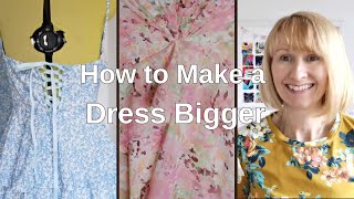 Two Ways to Make a Dress Bigger How to make a dress Bigger [upl. by Muscolo]