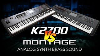 Kurzweil K2700 VS Yamaha MONTAGE  Analog Sound [upl. by Issac]