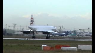 Concordes last flight from Heathrow [upl. by Fairleigh]