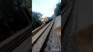 SNTF Train Algeria At boudouaou station 060DP04 [upl. by Erdnaet]