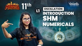 Oscillation  Introduction SHM Numericals  Shobika Maam  Vedantu Master Tamil [upl. by Nnaeilsel927]