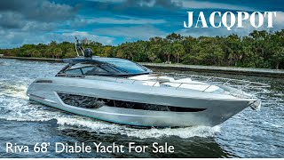 JACQPOT  Riva 68 Diable Yacht For Sale [upl. by Trinatte]