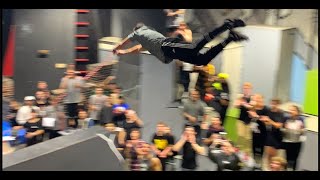 WORLDS BEST PARKOUR ATHLETES SPEED COMPETITIONS [upl. by Ddarb]