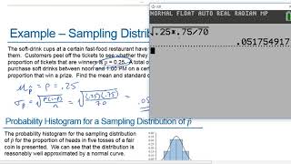 Math 1342 Navidi Sec 74 The Central Limit Theorem for Proportions [upl. by Elyrrad970]